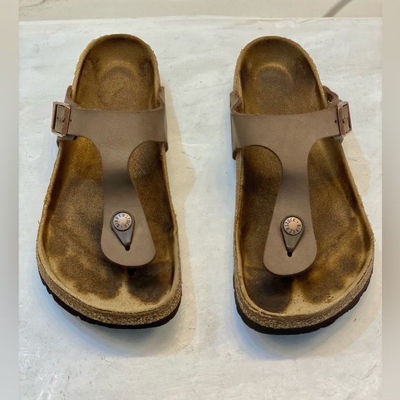Birkenstock Gizeh women’s size 38 US size 7 great condition perfect bottom - Picture 1 of 7